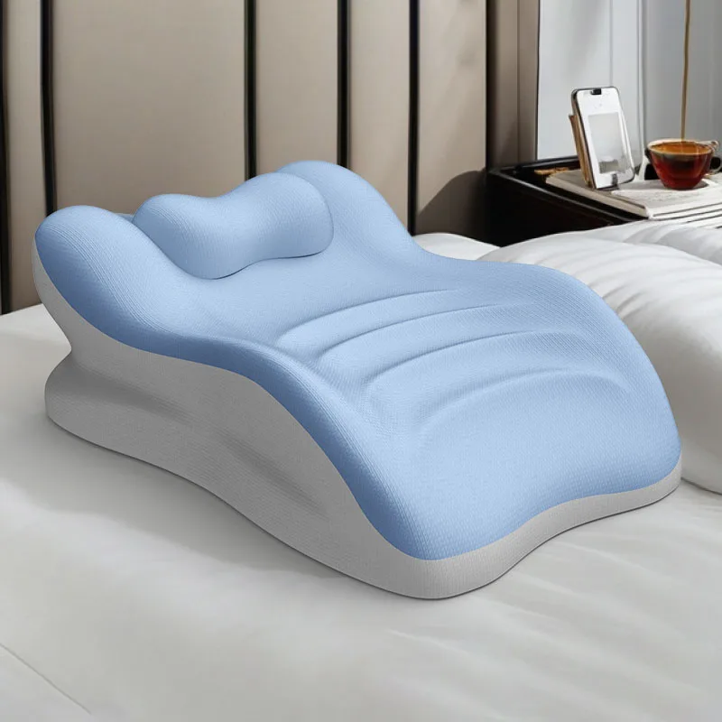 

Легенная подушка для сна 27 ° Подушка из пены с эффектом памяти Angle Perfect Position для поддержки и спины интимной близости, идеально подходит для всех поставок