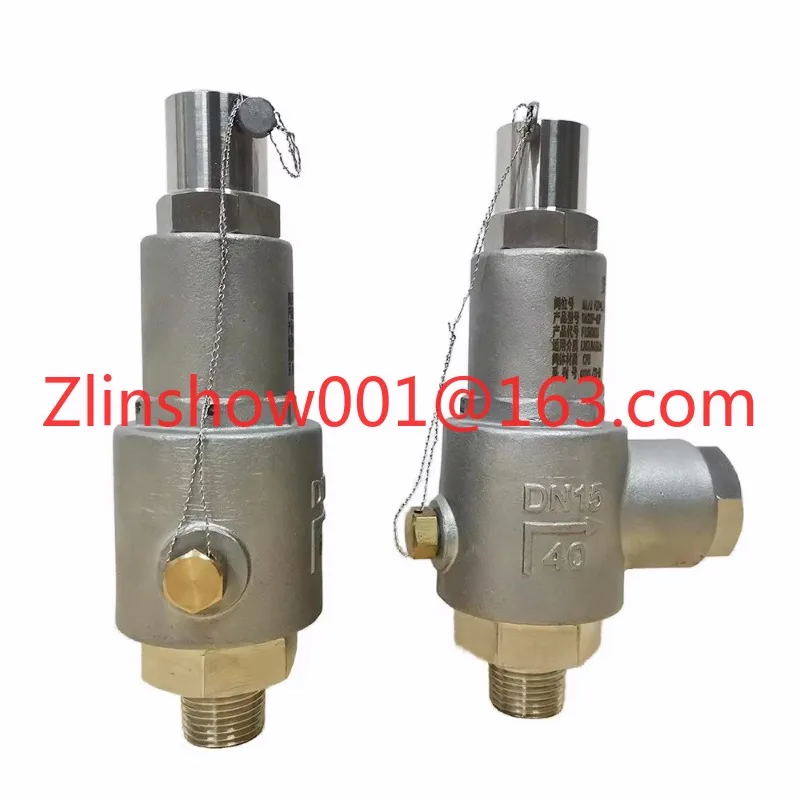 -196 Degree Stainless Steel 304 1/2inch 5Mpa NPT Cryogenic Relief Valve Spring Loaded Safety Valve for LOX