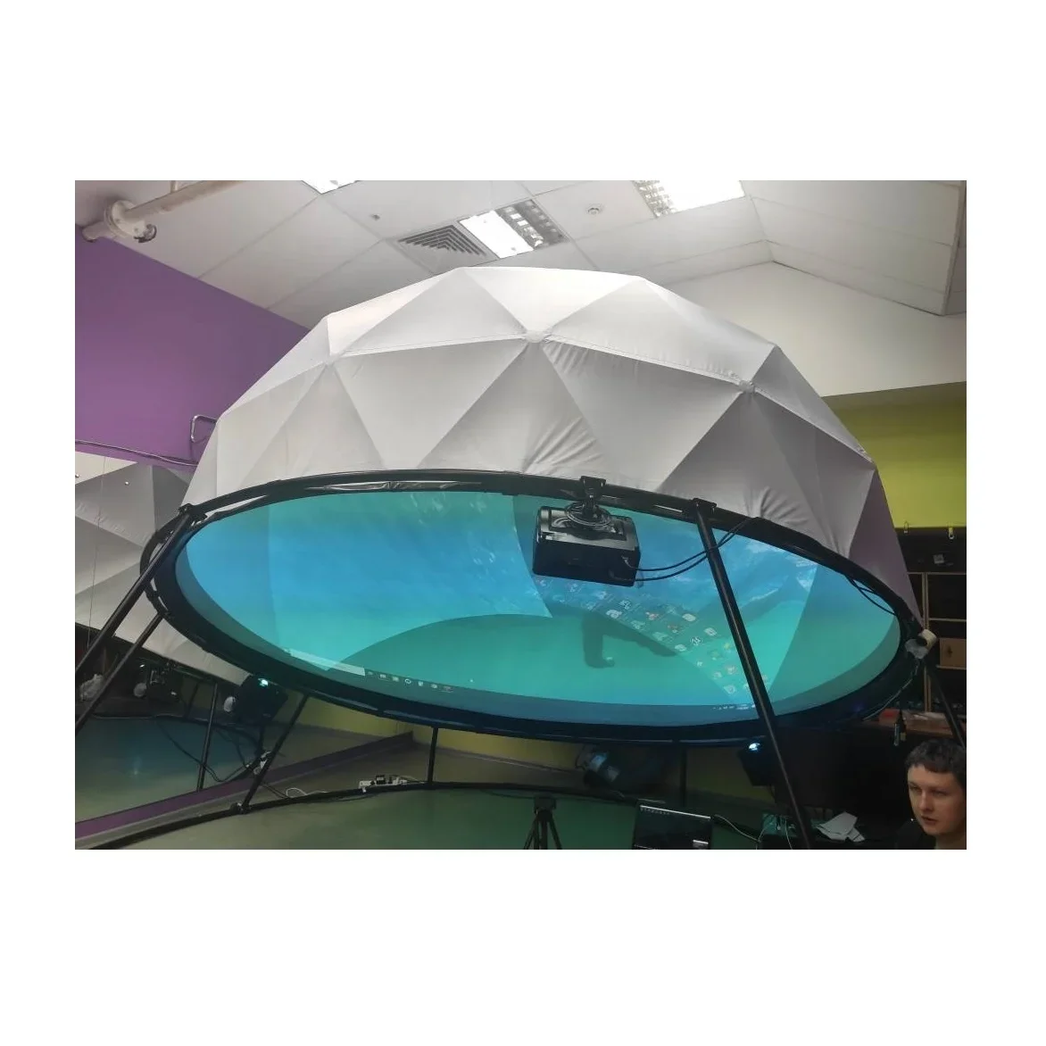 Customized  Made 360 Degree Dome Tent Projector Screen Projection Domes