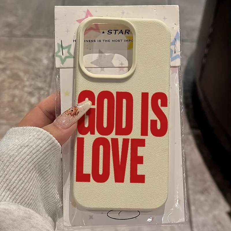 GOD IS LOVE Pattern Phone Case for Samsung Galaxy S26 S25 S24 S23 S22 S21 S20 Plus Ultra A73 A52 A32 A25 A15 Cover