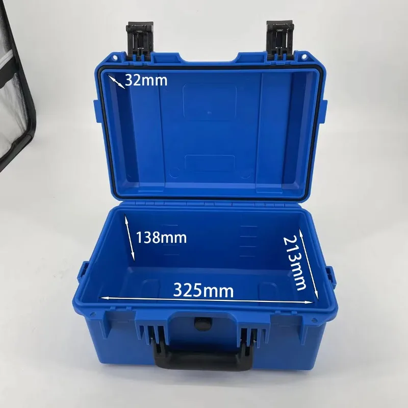 DPC053 Specializes in Manufacturing Widely Used Durable Engineering Blue PP Plastic Waterproof Toting Transport Boxes