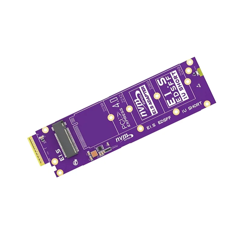 M13K-M.2 Nvme إلى EDSFF E1.S محول M.2 Nvme إلى E1.S تحويل بطاقة M.2 Nvme SSD إلى EDSFF E1.S محول للخادم/مركز البيانات