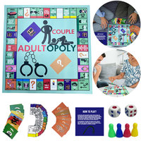 Adultopoly Board Game Couple Adult Opoly Board Game Portable Couple Game Entertainment Board Game Valentines Gifts for Him Her