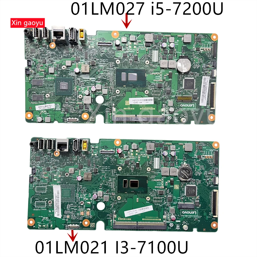 

For Lenovo AIO 520S-23IKU 510S-23ISU All-in-One Motherboard 6050A2817301 01LM021 I3-7100U 01LM027 i5-7200U