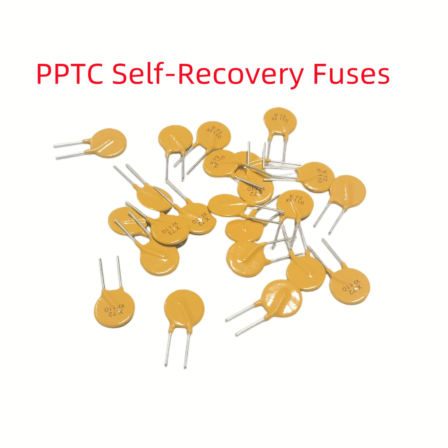 10 Pcs PTC Plug In Self Resettable Fuse 72V  RXEF200 RXEF250 RXEF300  RXEF350  RXEF110  RXEF040 RXEF050 PPTC Self-Recovery Fuses