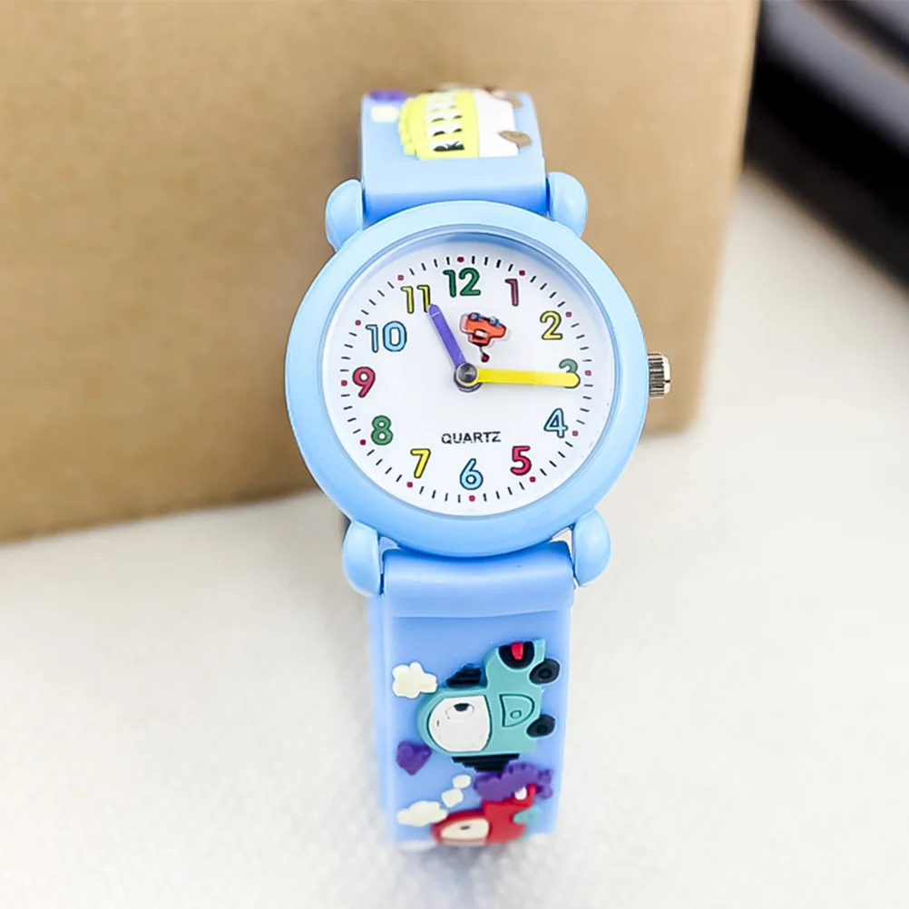 1Pcs Watch 3D Cartoon Decorative Quartz Wristwatch Wristwatch Lovely Silicone Fashionable 3D Watch