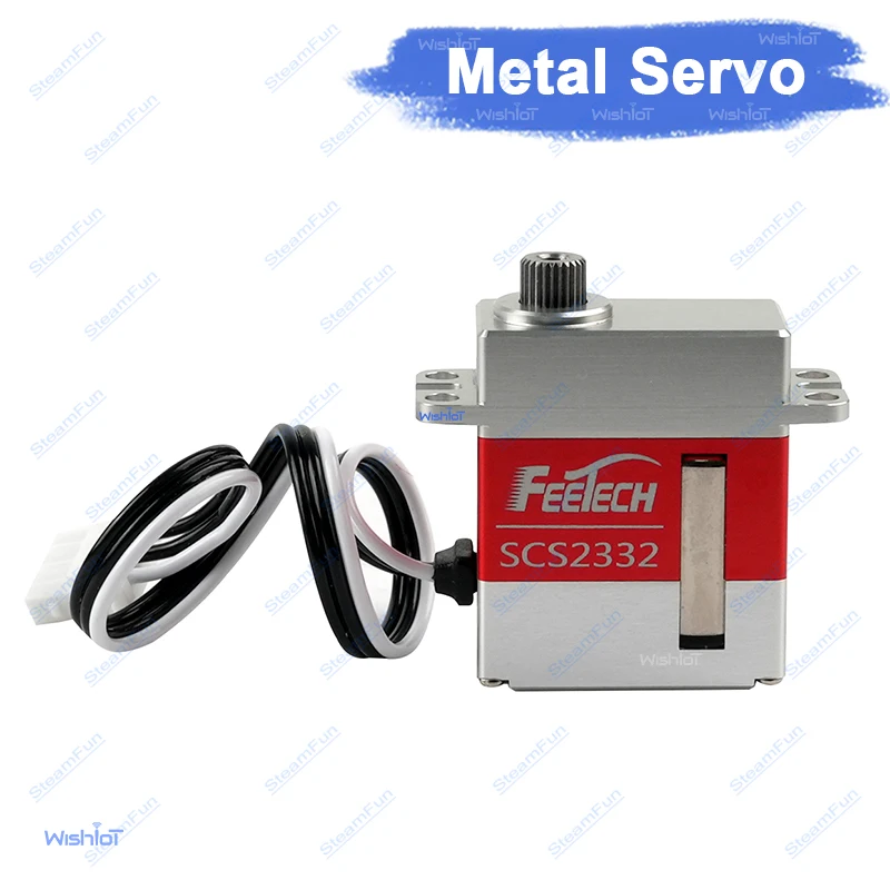 4.5kg Servo Small Micro SCS2332 7.4V Motor All-Metal Gear Locked-rotor Torque Serial Bus Mini Smart Robot RC Cars Servos