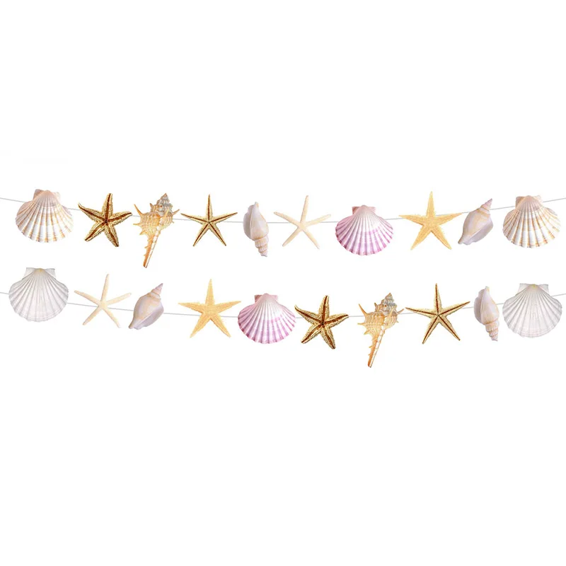 10 Gäste Welle Wellen Party Einweggeschirr Meer Strand Party DIY Seestern Muschel Sommer Geburtstag Babyshower Zubehör – Detail 2