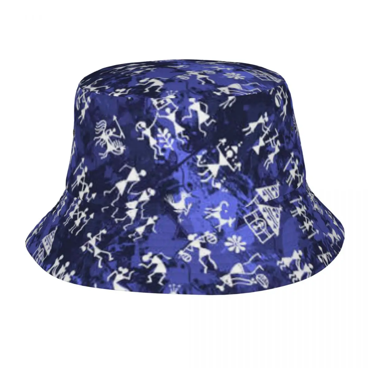 

Fisherman Hat Unisex Bob Cap Warli Art Hip Hop Gorros Panama