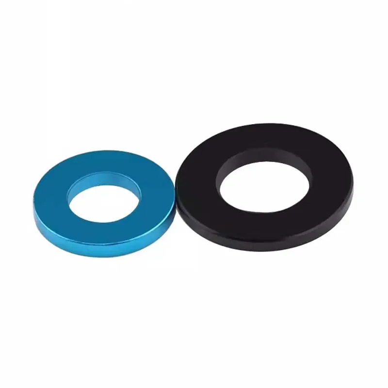 10pcs/lot Multi-color Colourful Anodized Aluminum Alloy Flat Washer Aluminum Flat Gasket Washer For Rc Part M5 M6 M8 M10 M12