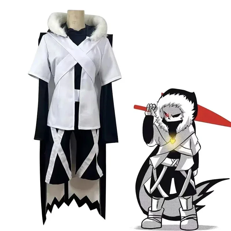 Game Undertale XTALE Cross Sans Cosplay Costume Adult Uniform Set With Collar Halloween Party Outfit72b