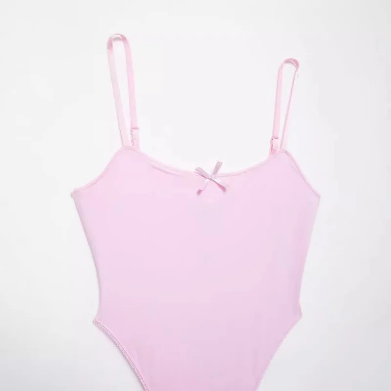 ZANew Roupas Femininas Trendy Backless Pink Maiô
