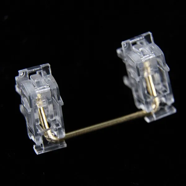 Smoke‑Black Transparent V3 Satellite Stabilizer Set Metal & ABS PCB Mount Clip Screw