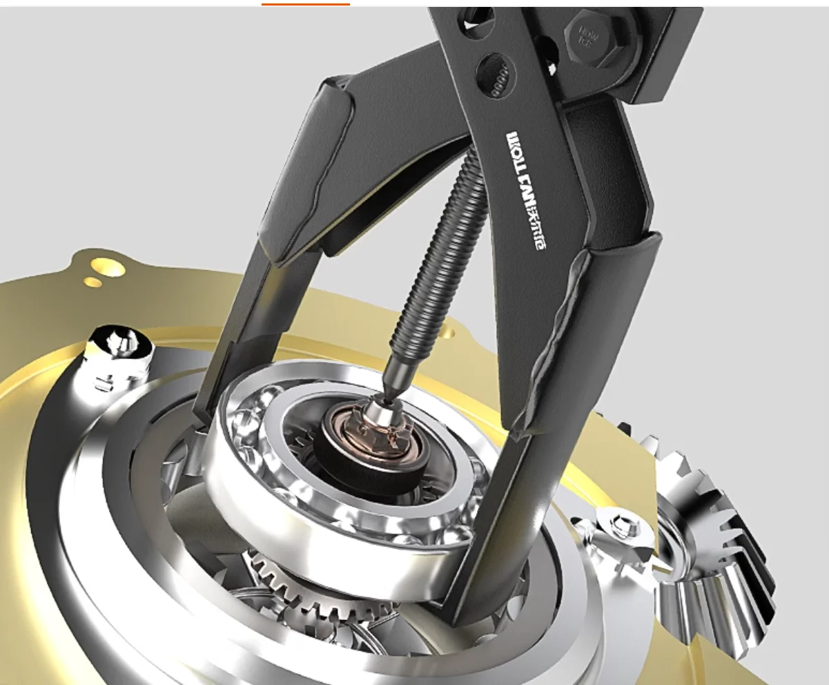 Two claw forging grade Lamar bearing disassembly tool Cross spiral wheel puller auto repair Universal tool  NO.TXF-4020