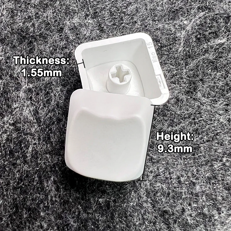 5Pcs No Engraved Keycap PBT Keycaps With Unique Cats Head Flat Thickened Keycap