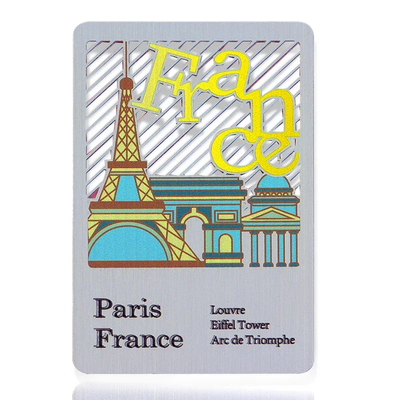 Металлическая пустая нержавеющая сталь, заводская высококачественная визитная карточка из матового фона с тиснением, серебряная визитная карточка из нержавеющей стали