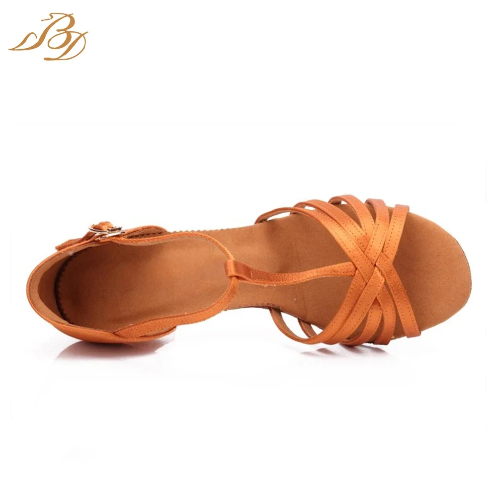 Profesjonalne buty do tańca salsa, tango, latynoamerykańskie dla kobiet, buty do samby, damskie buty do aerobiku, sandały dla dziewcząt, buty do flamenco BD217