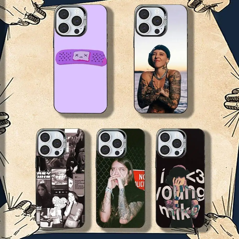 

Y-Youngs Singer Mikos Phone Case For iPhone 16,15,14,13,12,11,8,7,Pro,Max,Plus,Mini,XS,SE Shockproof Matte Cover