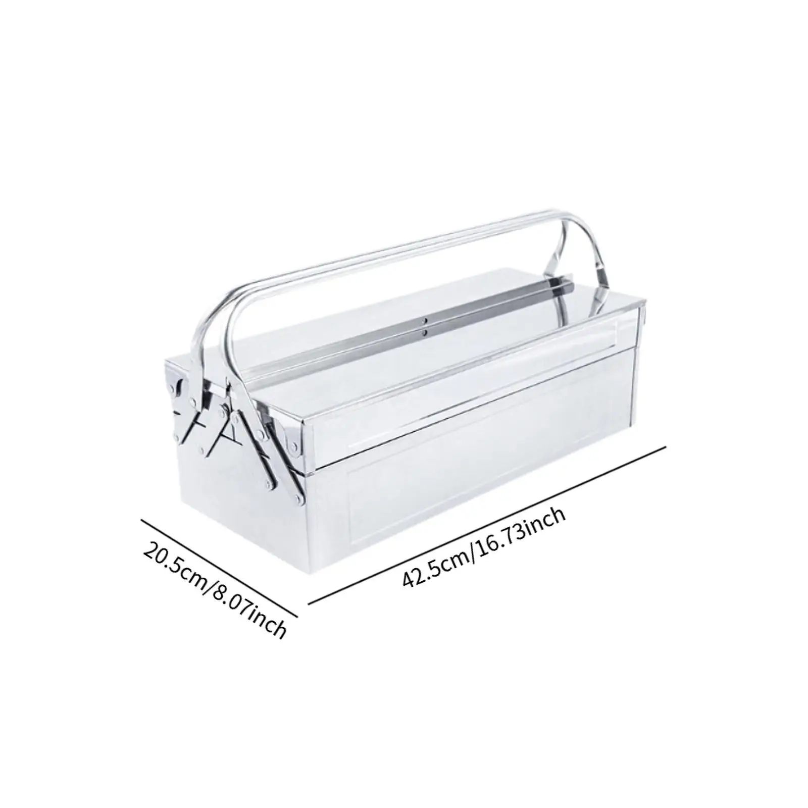 Cantilever Tool Box Organizer Solid Large Space Strong and Sturdy Stainless