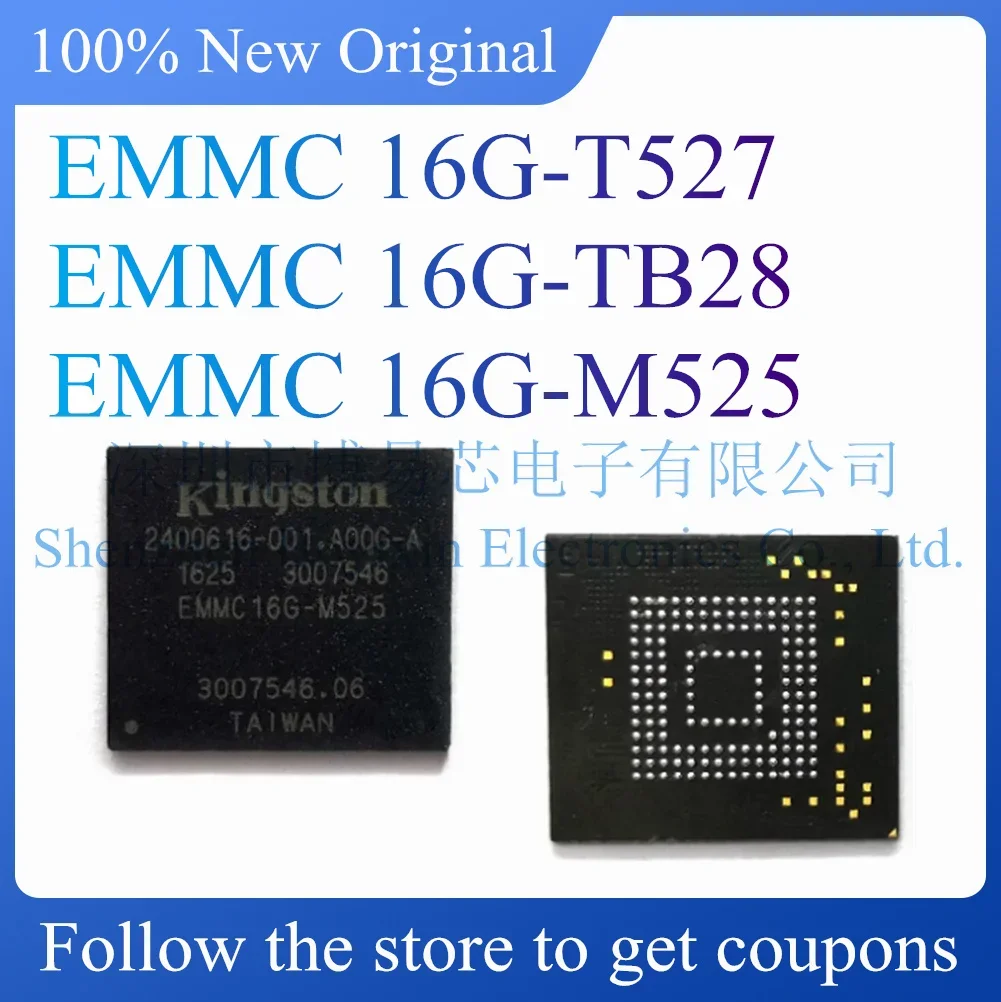 NEW EMMC16G-T527 EMMC16G-TB28 EMMC16G-M525 Original Product BGA-153