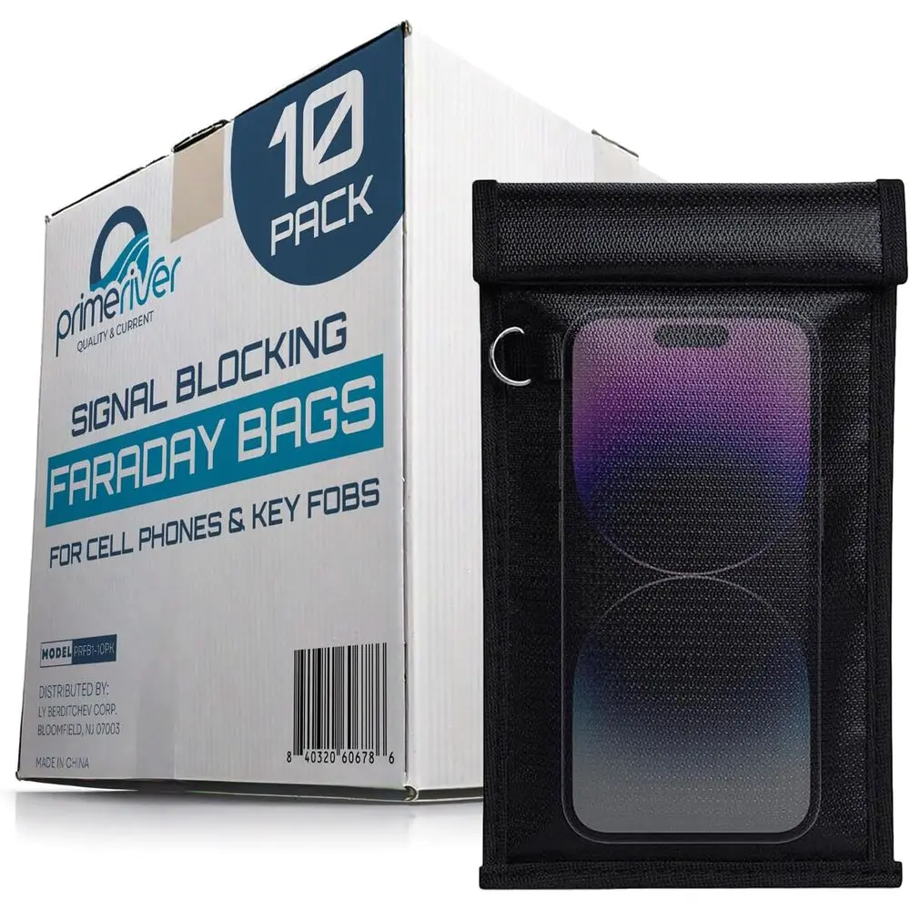 

Signal Blocking Pouch - Anti-Theft & Distraction-Free, Protects Cards, Keys & Devices, Water & Tear-Resistant, Great for School,