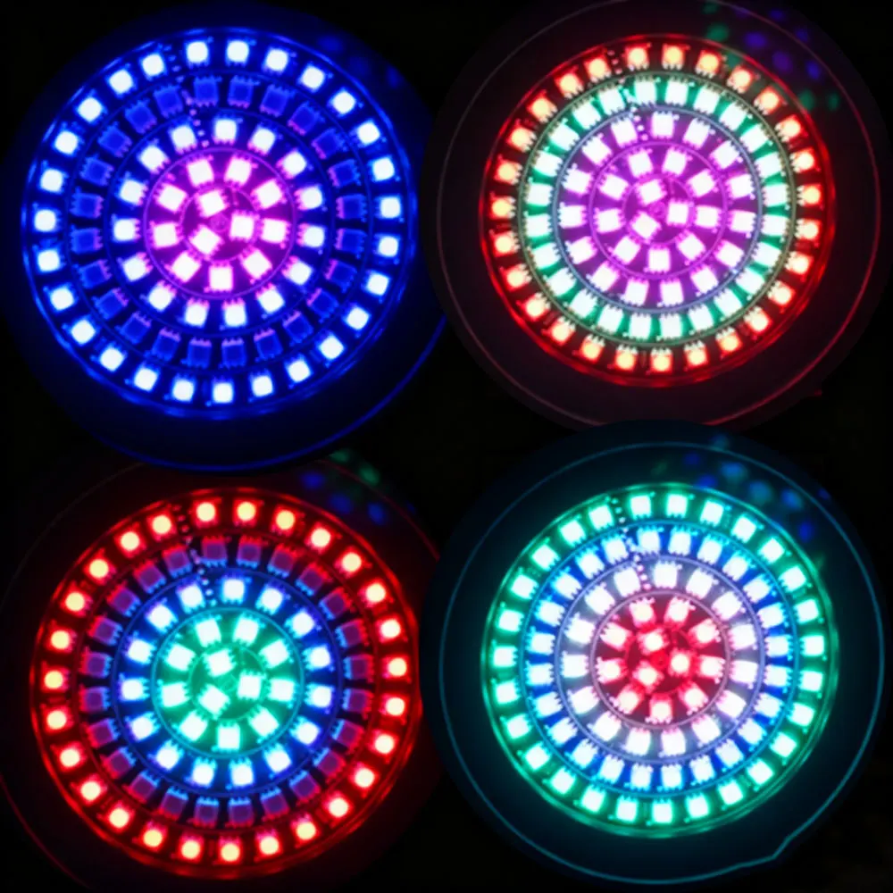 التخليص! 78 مصباح LED عالي الكثافة ستروب، صوت متعدد الألوان ينشط لشريط المسرح والمنزل وحفلات الكاريوكي والرقص