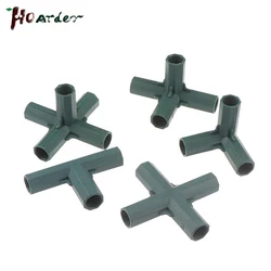 Fitting Stable Support Heavy Duty Greenhouse Frame Building Connector Right Angle 3 4 5-way Connector Garden Tool 16mm 5 Types