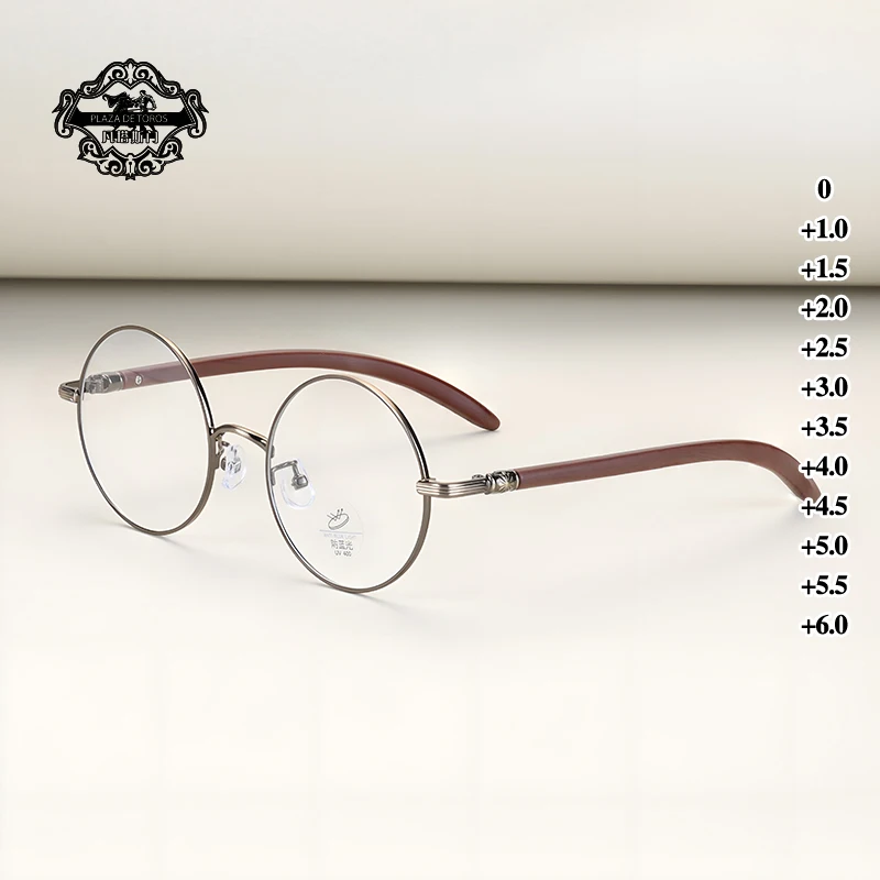 

Vintage Classic Anti-Blue Light Glasses Metal Frame Brand Designer Ultra-lightweight Round Metal Optical Frames Computer Glasses