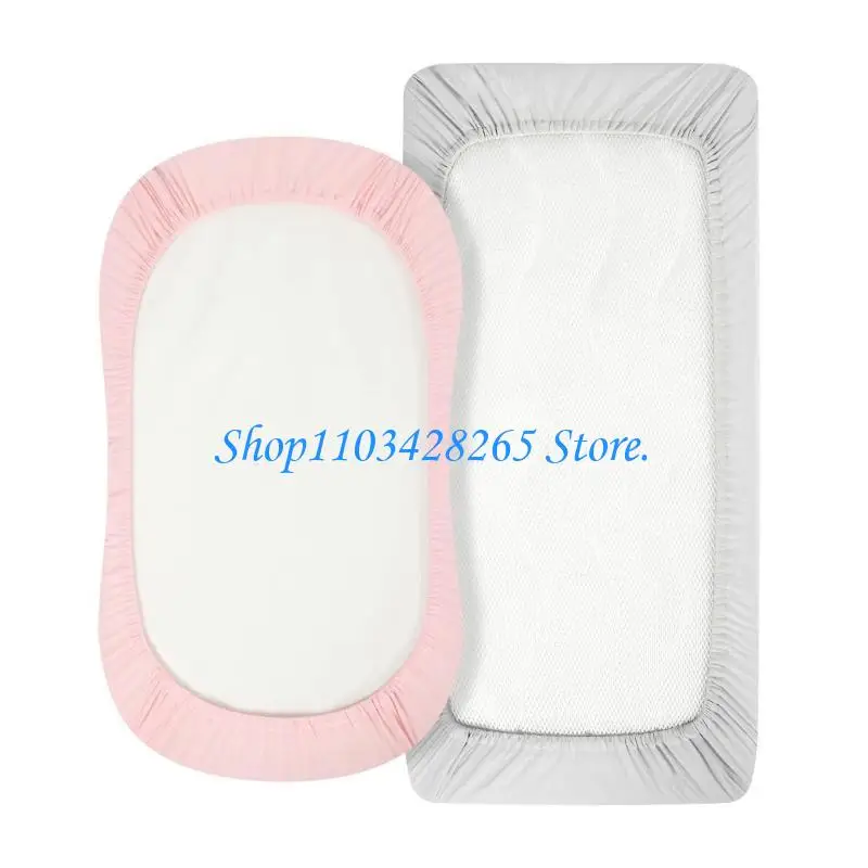 2-teilige atmungsaktive Babybasscheine abnehmbare Wechselmattenabdeckung für Neugeborene G2TE