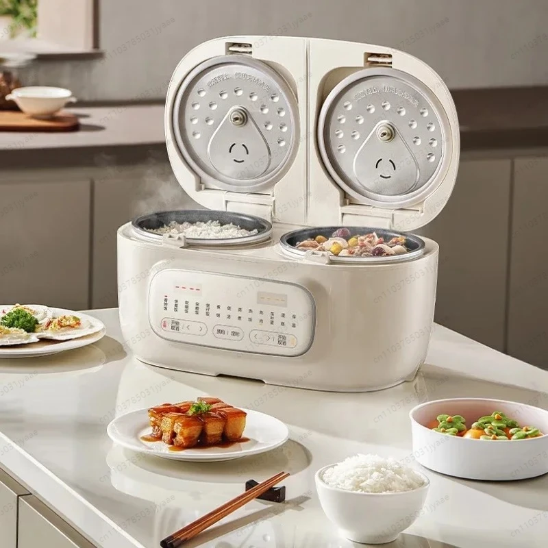 Double Bile Rice Cooker Household New Double Rice Cooker Multi-functional Pressur Spell  Use One Food Truck