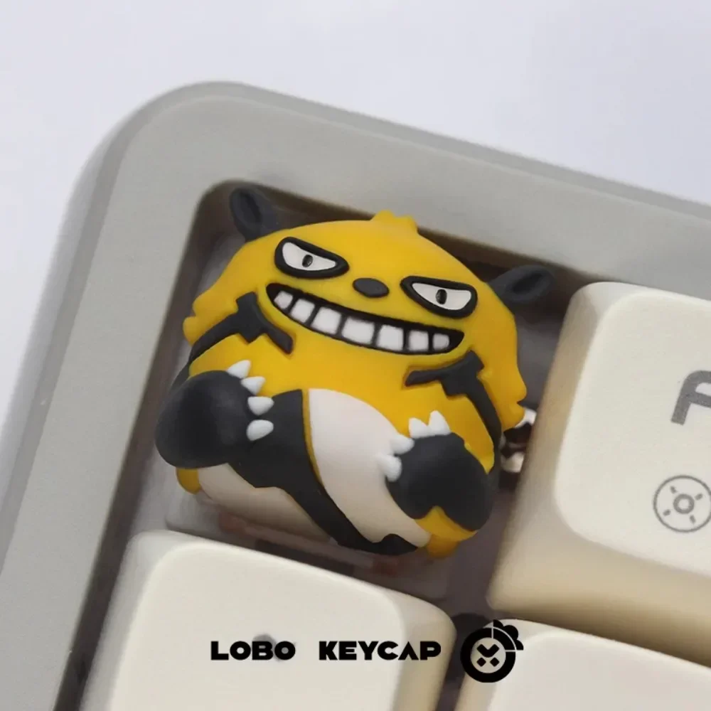 Palworld Keycap Custom Cute Keyboard Cap Original Cartoon Hand Grinding Individuality KeyCap for Mechanical Keyboard Accessories