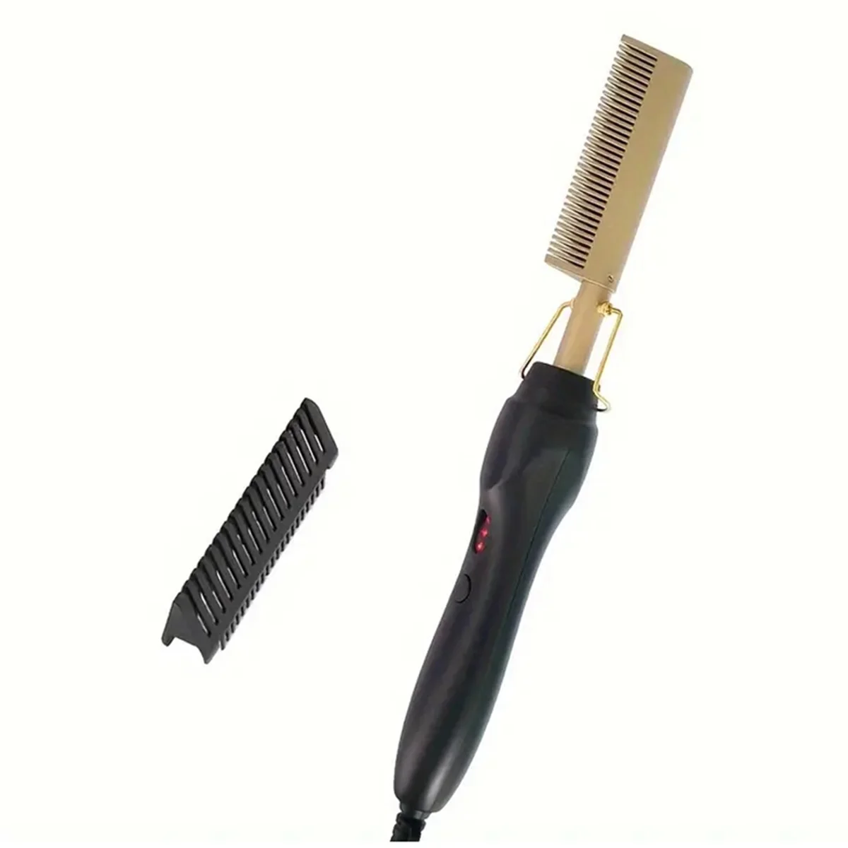 Hair Straightener Comb Wet&Dry Hair Straightener Curling Iron Household Electric Comb 3In1 Straight Curling Comb EU Plug