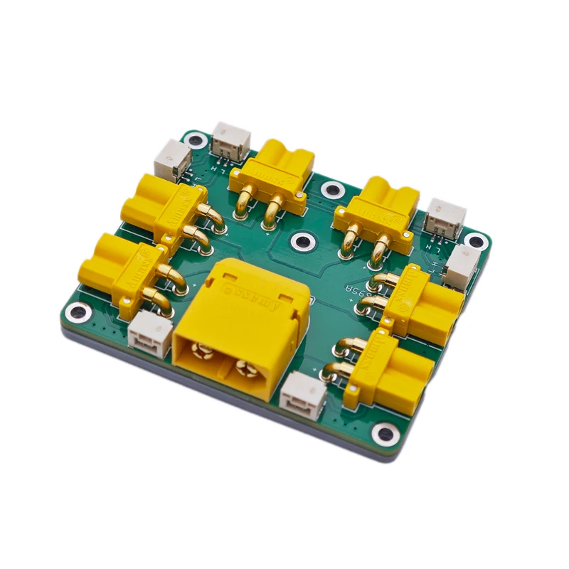1PCS Power Splitter Development Module with Multi-Interface Control Expansion Adapter XT30/XT60X/CAN Interface for RC Model