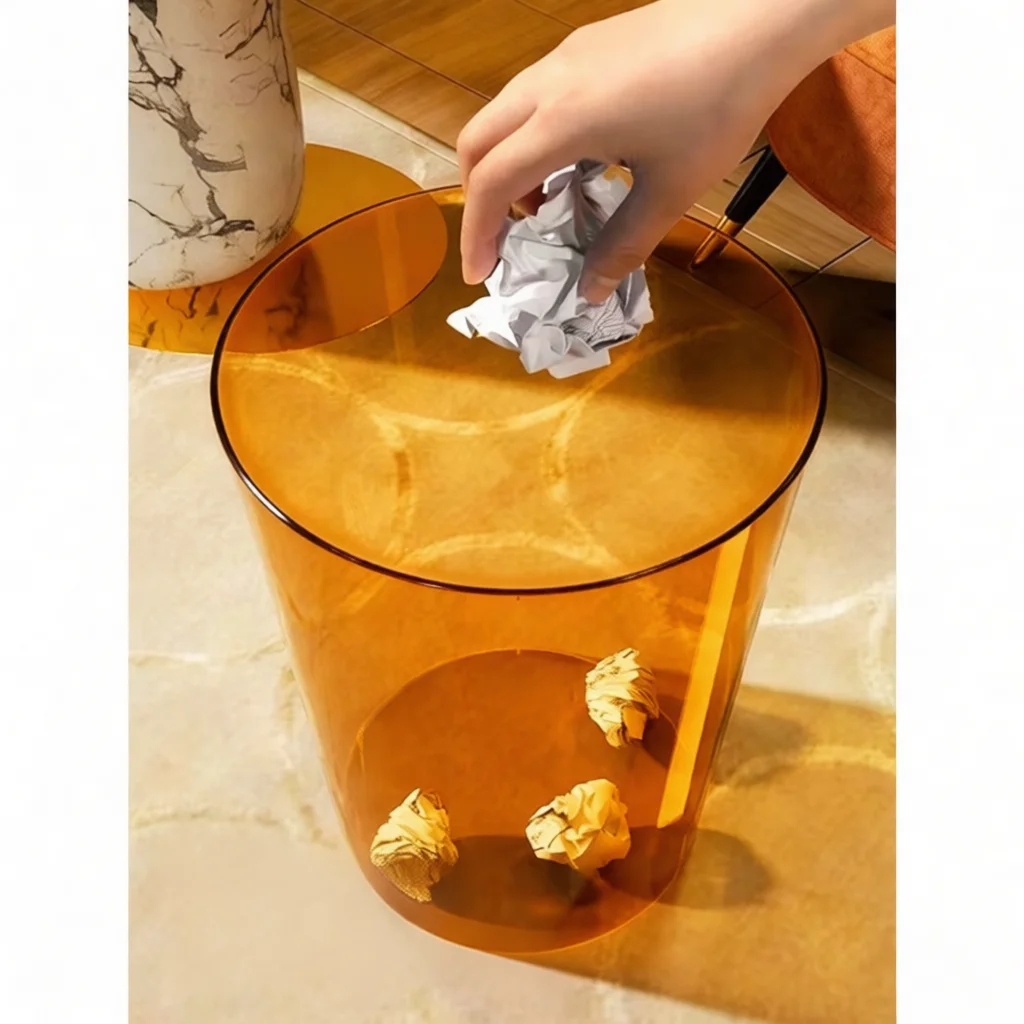 Tempat Sampah Transparan Elega - Zara Home Bathroom Accessories ulasan dan harga