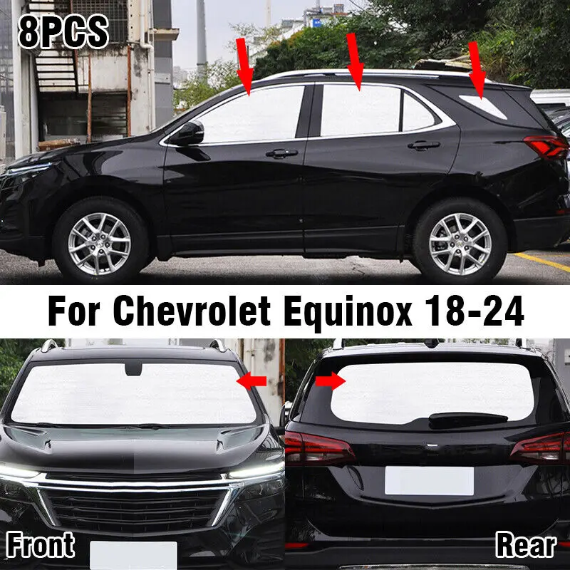 

Front Side Rear Window Windshield Privacy Sunshade For Chevrolet Equinox 2018-24