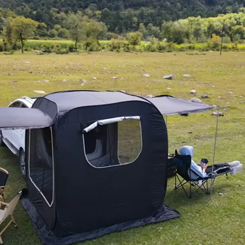 Wholesale Waterproof Portable SUV Tailgate Shelter Tent Double Layer Polyester Four-Season Folding for Hatchback