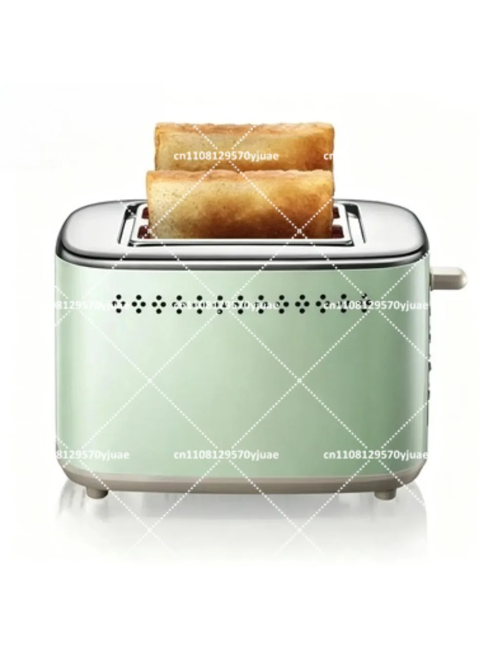 220V Electric Toaster, Automatic Multifunction Bread Baking Machine for Breakfast, Metal Body