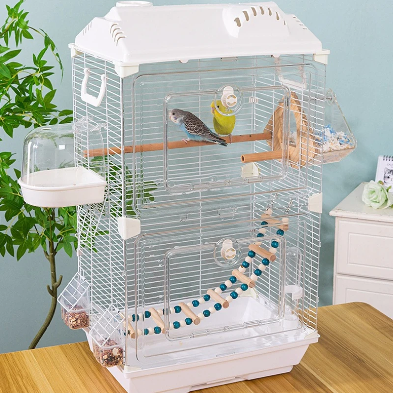 

Cages For Birds Birdcage Landscape Acrylic Large Villa Birdcage Bird Accessories Bird Cage Parrot Cage Oiseaux Bird Accessories