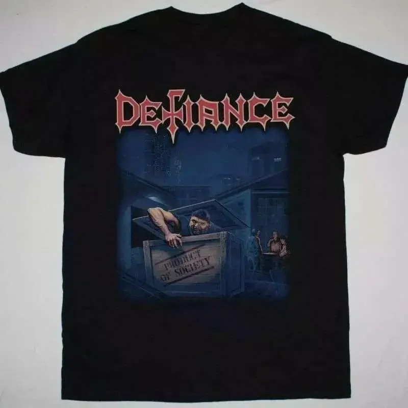Defiance Band Heavy Cotton Black T Shirt For Fan Bl588