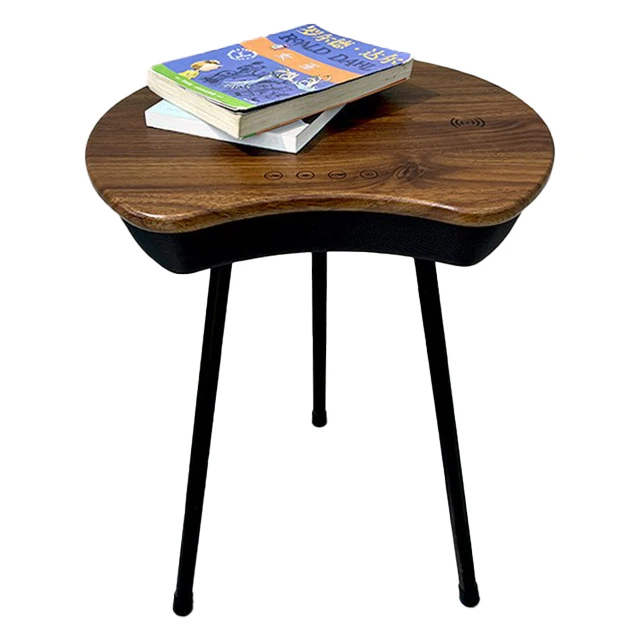 Hot Sales 2024 Best Seller Custom Made Superior Metal Smart Side Table Modern Living Room Coffee Table Wireless Charger For Vill
