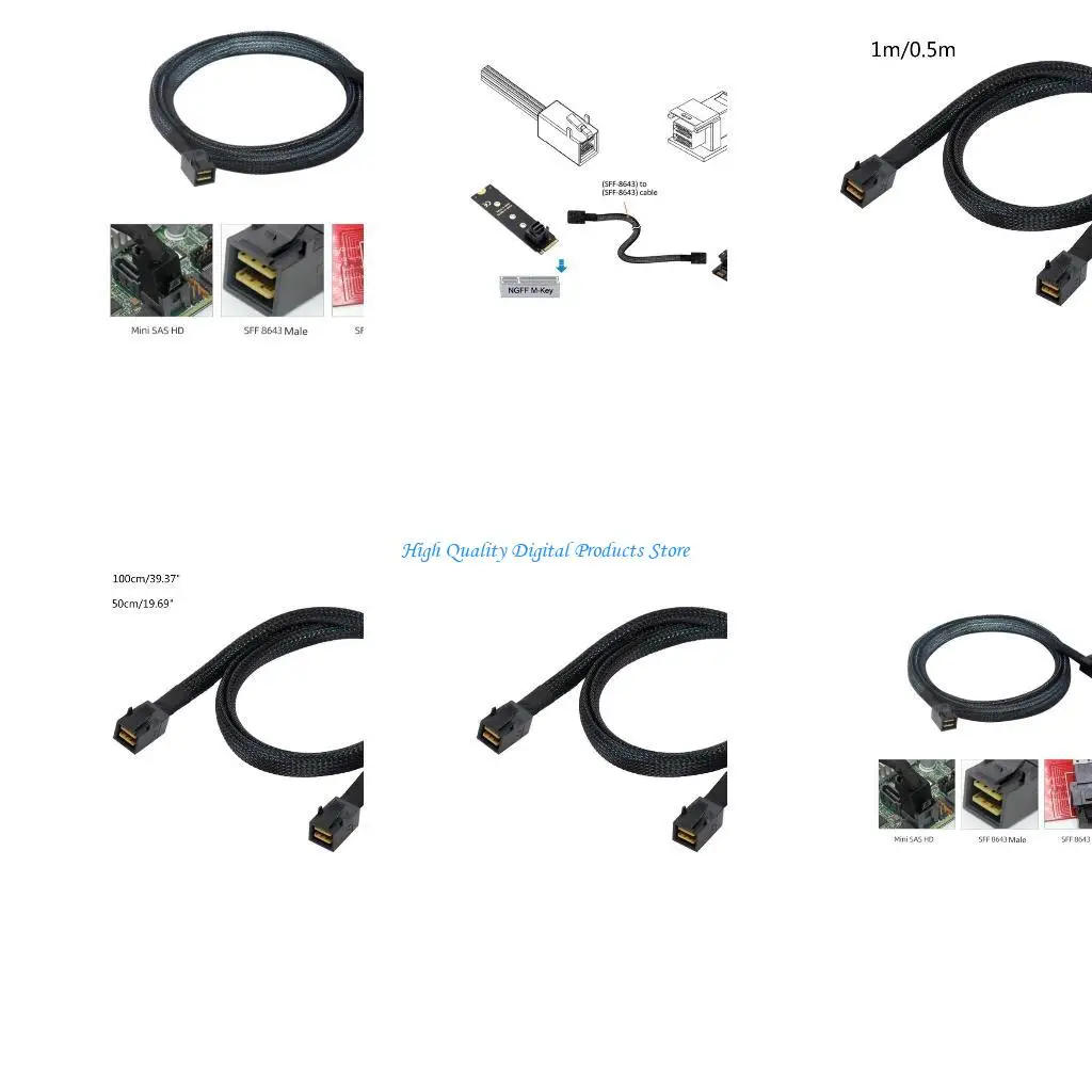 U2JE HD-36PIN SFF-8643 к SFF-8643 Серверный хранение разъем