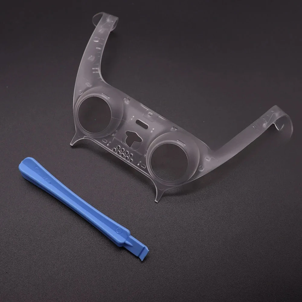 Per PS5 Gamepad Maniglia Shell Cover Camouflage/Trasparente Opaco Controller Joystick Maniglia Decorazione Striscia Con Leva