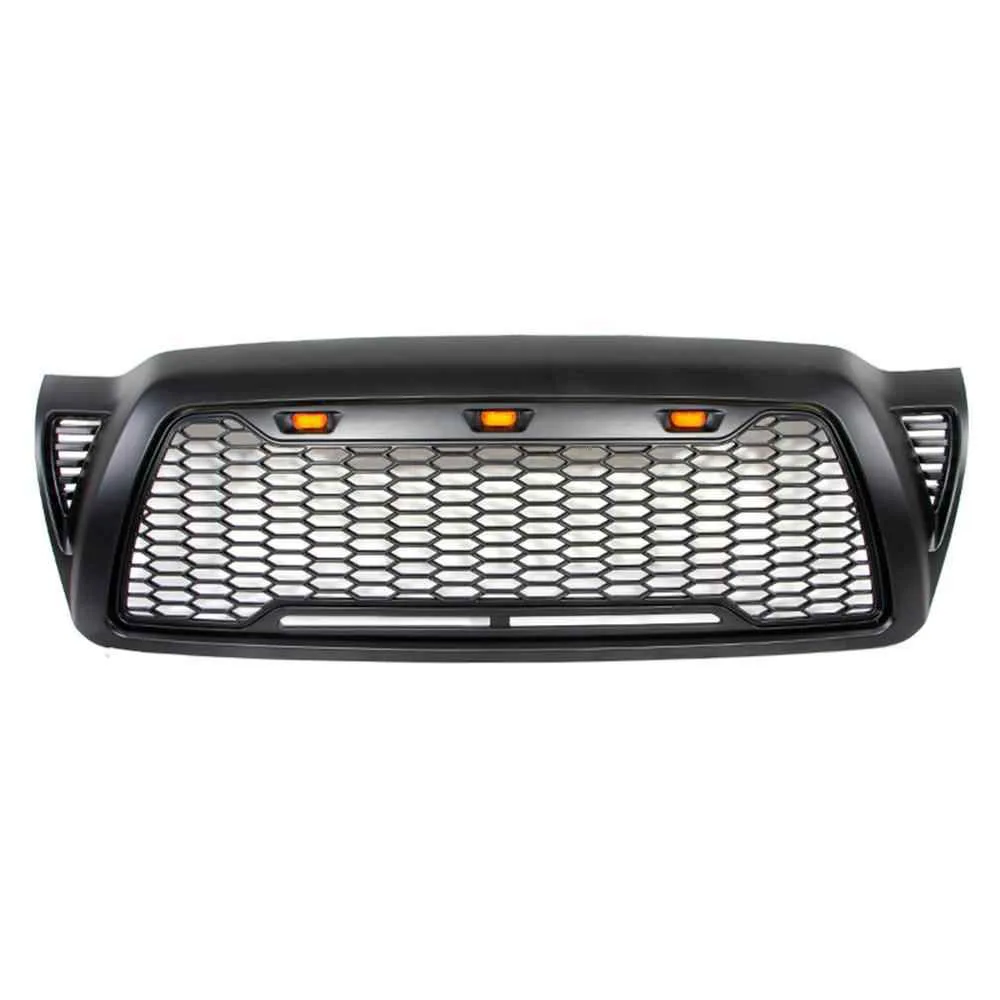 Pickup Auto Part Front Upper Radiator Gril Car Modified Honeycomb Mesh Front Bumper Hood Grilll Fit For Toyota Tacoma 2005-2011