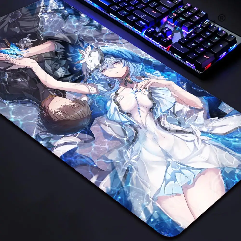 

Wuthering Waves Mouse Pad Desk Mouse Pad Cute HD Desk Pad Extended Gaming Keyboard Mats Large XXL Gamer Mousepad 120x60