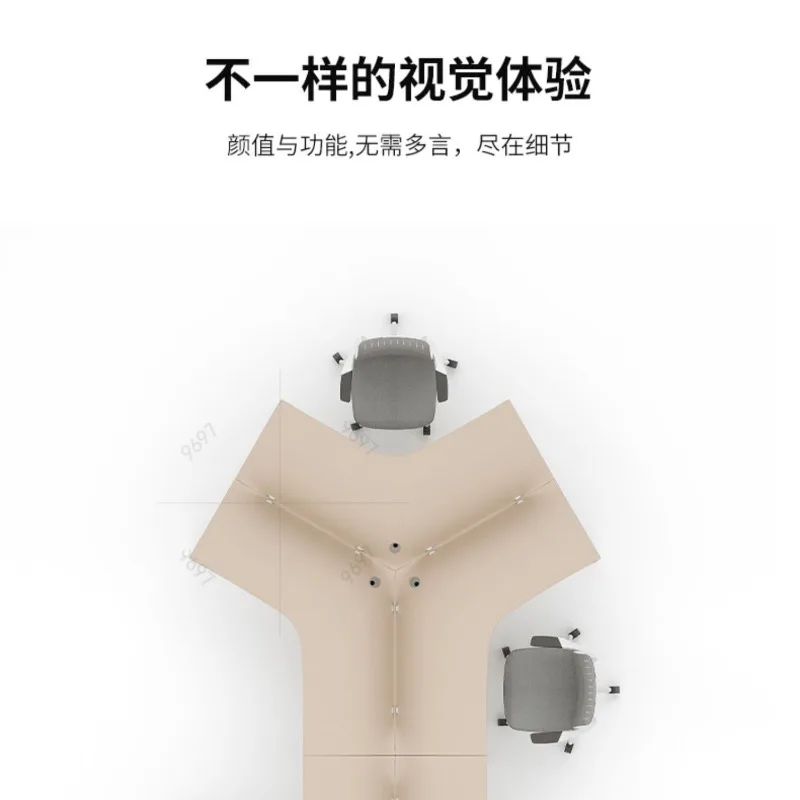 

Desk 6-person screen computer desk card seat office desk and chair combination staff seat