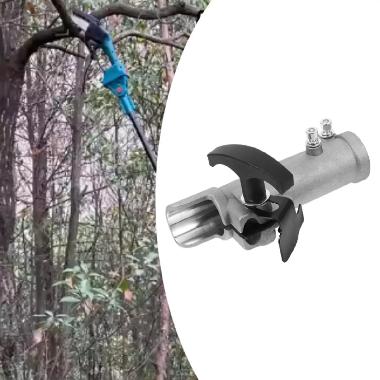 Części do przedłużki kosiarki, uniwersalne mocowanie do kosy spalinowej, adapter do podkaszarki żyłkowej, aluminiowe zamienniki, akcesoria do łączenia.