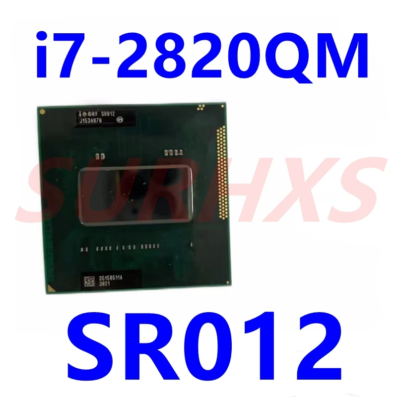 

Core i7-2820QM SR012 i7 2820QM SRO12 2.3 GHz Quad-Core Eight-Thread CPU Processor 8M 45W Socket G2 / rPGA988B