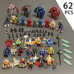 Lot 62pcs New Mega Bloks Construx Infinite HUNTER Master of universe Micro Action Figures & Accessories Gift Ideas & Guns