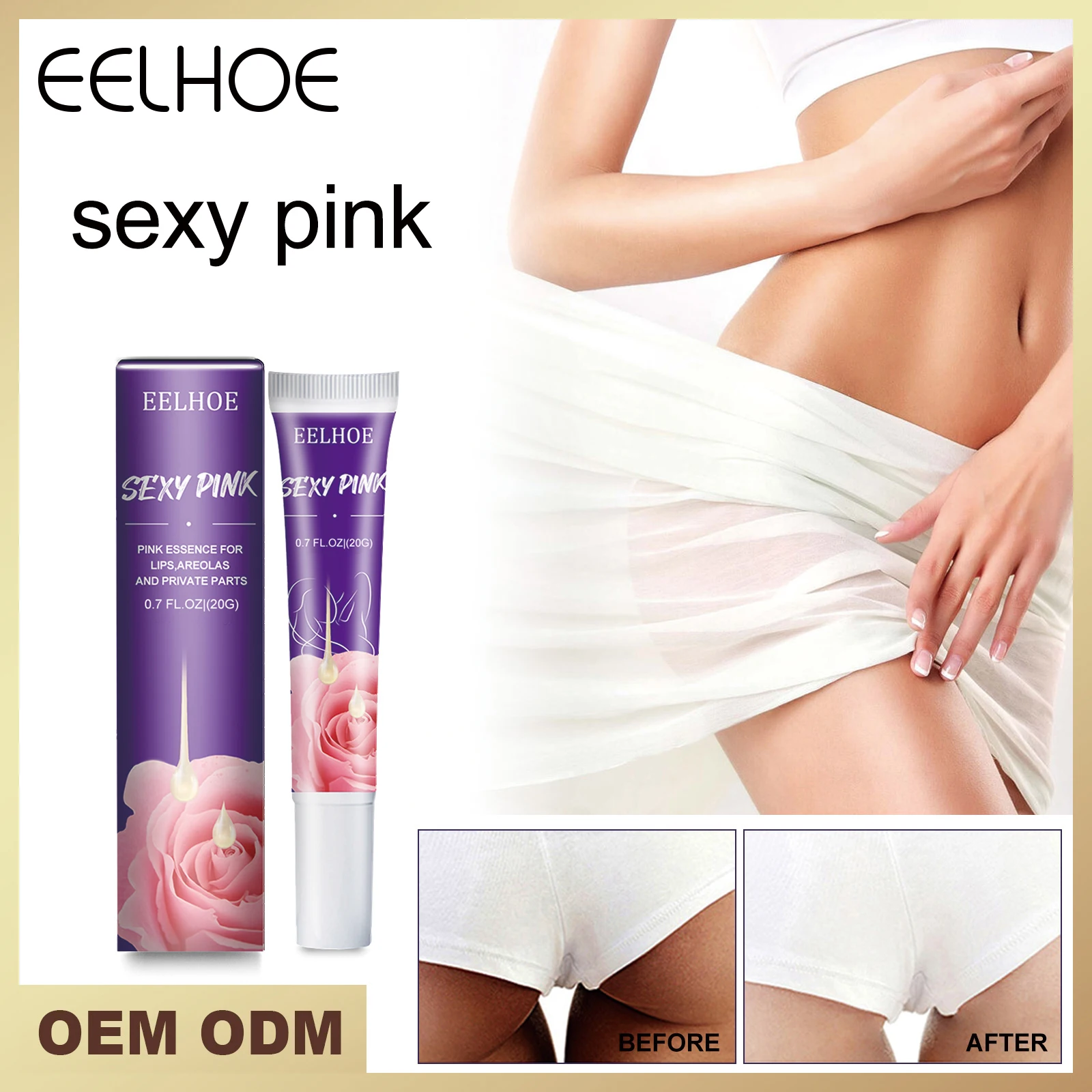 EELHOE SEXY PINK PINK ESSENCE FOR LIPS,AREOLAS AND PRIVATE PARTS 0.7 FL.OZ