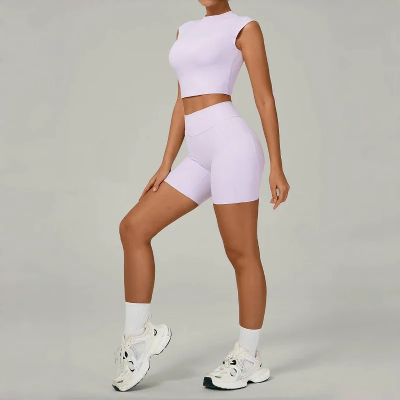 

Женский комплект для йоги с красивой спиной, подтягивающий бедра, плотно облегающий и утягивающий костюм для фитнеса, спортивный комплект для бега и отдыха на открытом воздухе